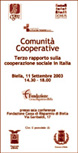 Immagine dell'invito della comunit� cooperativa
