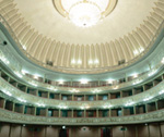 Foto dell'interno del teatro di Biella
