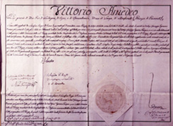 Documento sul monte di Pietà