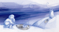 Illustrazione della fiaba Pioggia