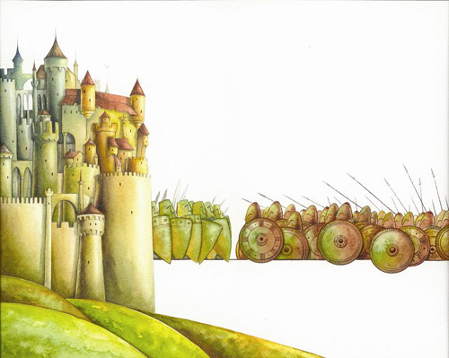 Illustrazione della fiaba Lo specchio della Regina