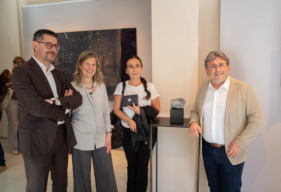 Maura Banfo, vincitrice con l'opera "Nest" 