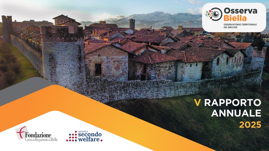 Copertina V Rapporto annuale 2025 di OsservaBiella