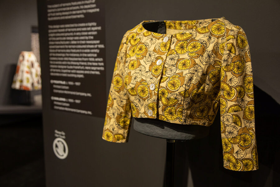 Installation photograph at the Fashion and Textile Museum, London