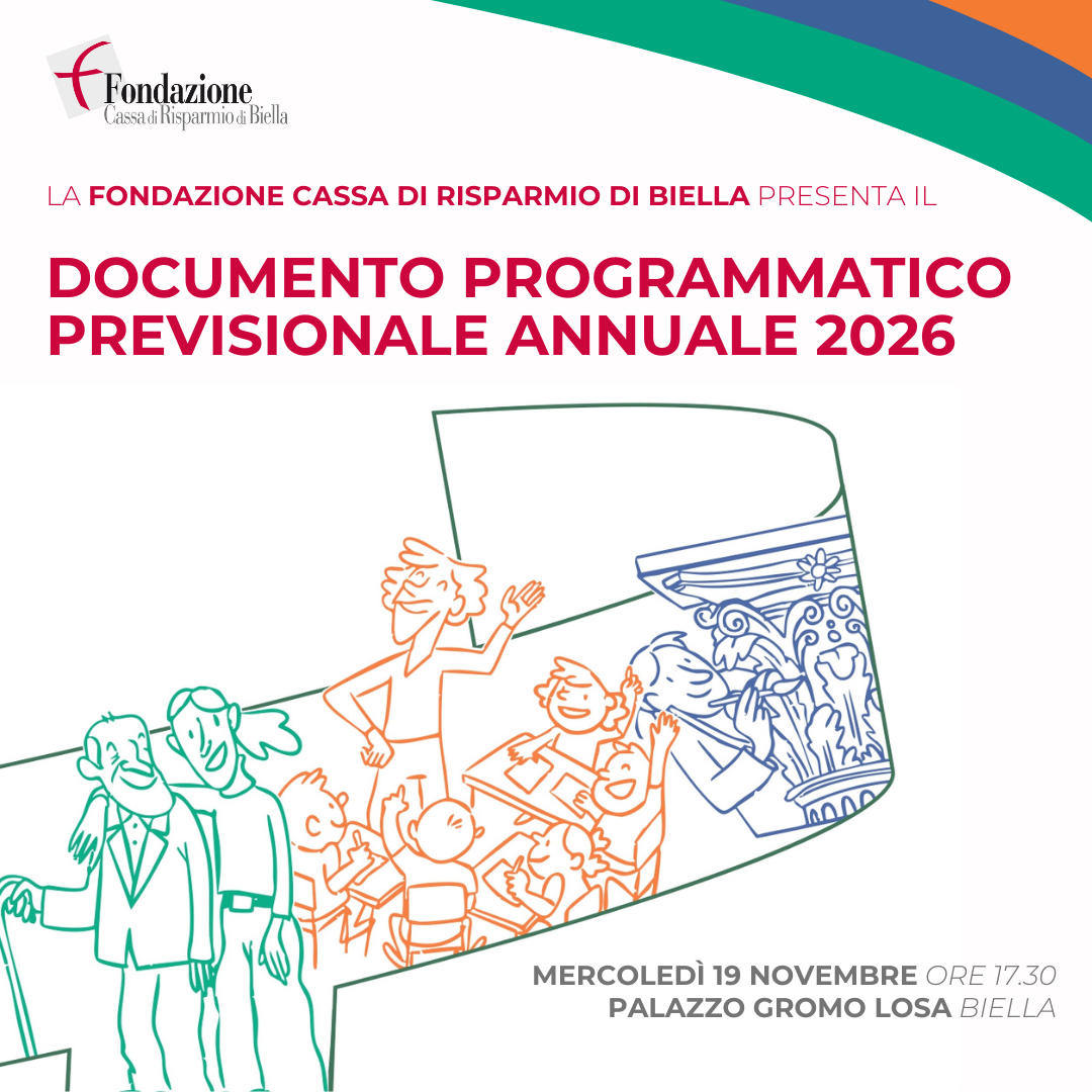 Mercoledì 19 novembre h 17.30 Palazzo Gromo Losa: Presentazione del DPP 2026