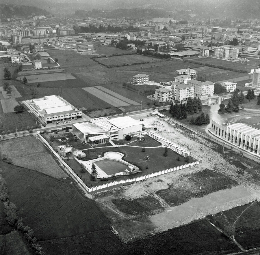 Biella, 1958. La Piscina "Massimo Rivetti"