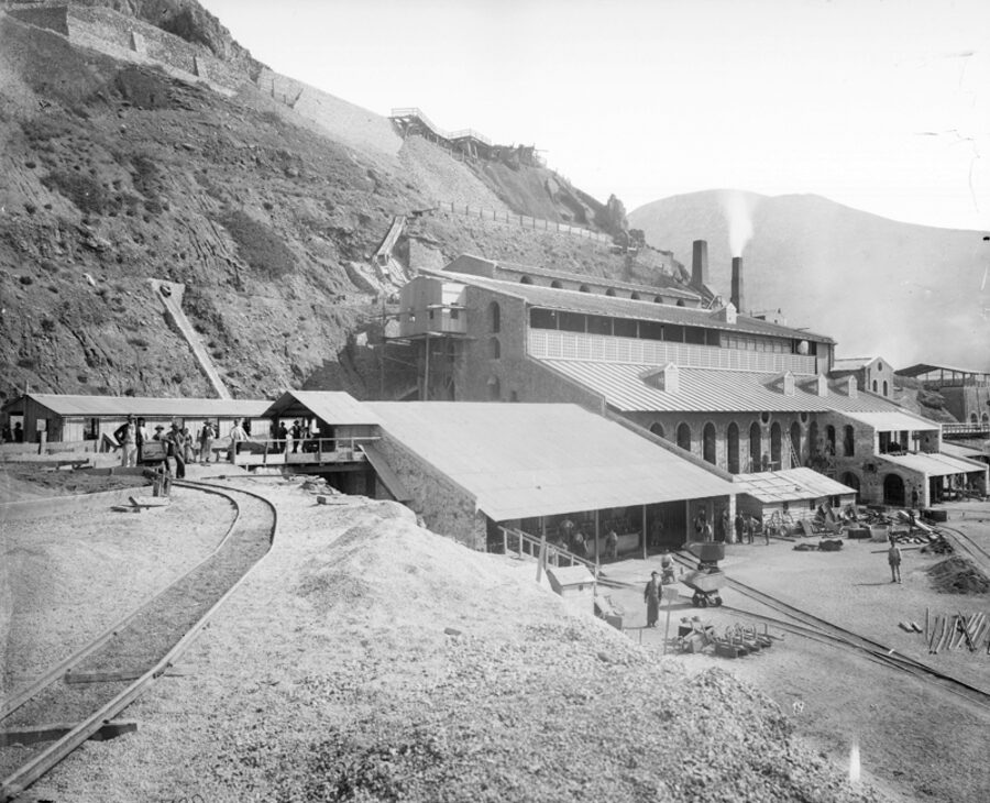 Stabilimento minerario in Sardegna, seconda metà XIX sec.