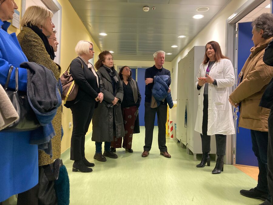 Visita della Fondazione Cassa di Risparmio di Biella al laboratorio di oncologia molecolare